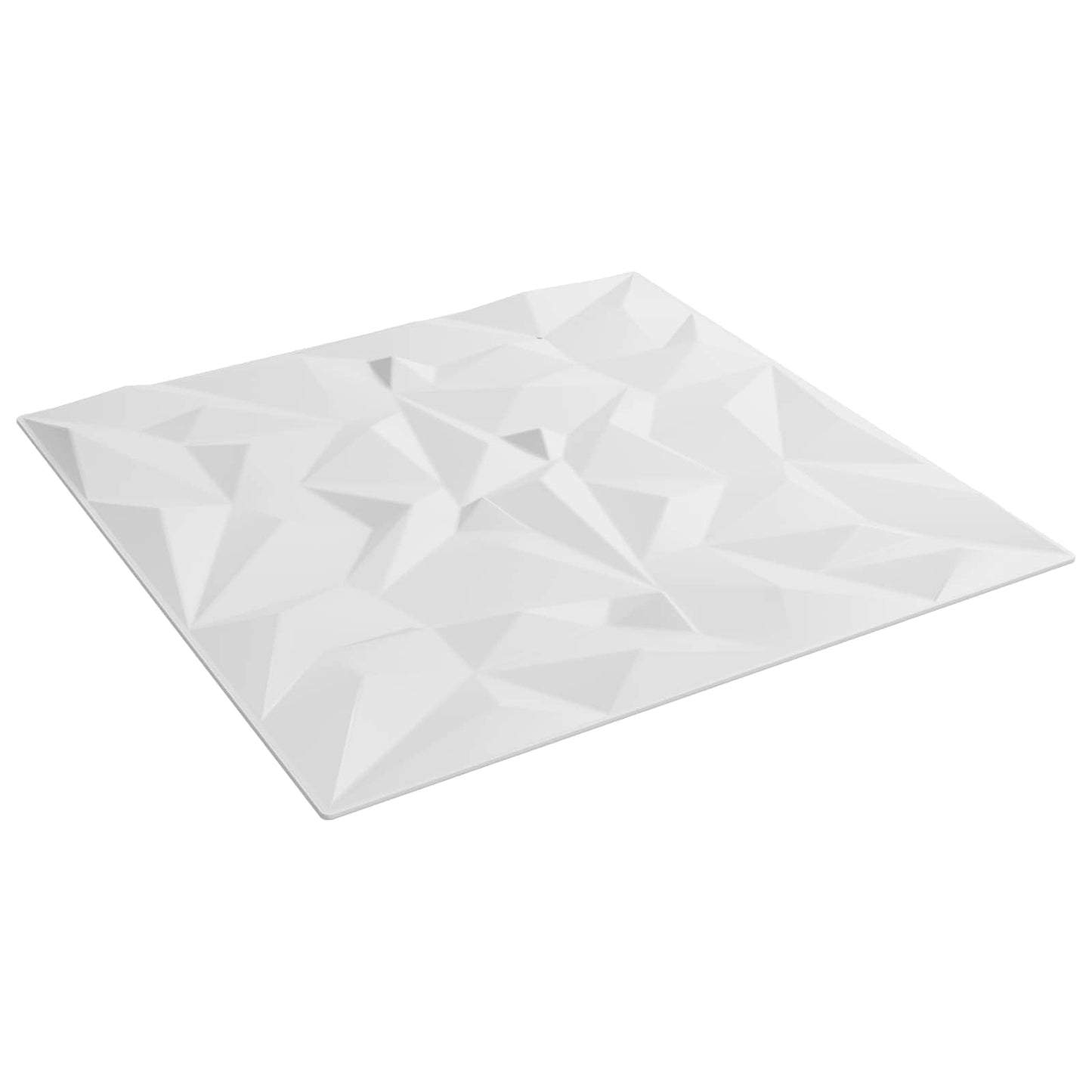 vidaXL Πάνελ τοίχου 24 pcs Λευκός 50 x 50 cm Φελιζόλ XPS