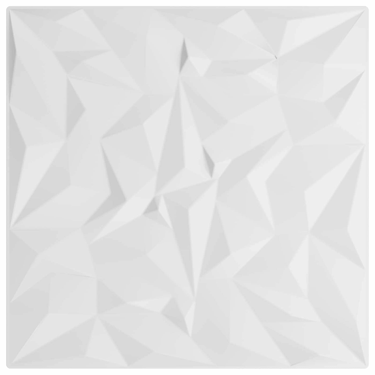 vidaXL Πάνελ τοίχου 48 pcs Λευκός 50 x 50 cm Φελιζόλ XPS