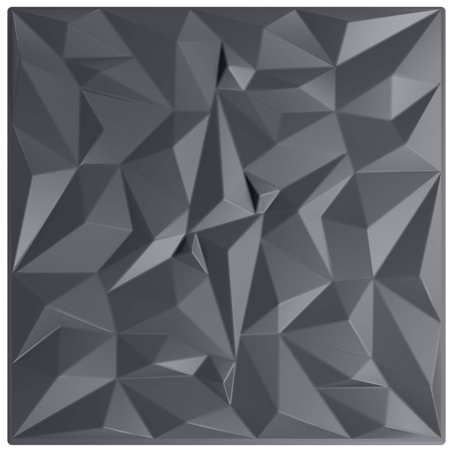 vidaXL Πάνελ τοίχου 24 pcs Αμέθυστος Γκρι 50 x 50 cm Φελιζόλ XPS