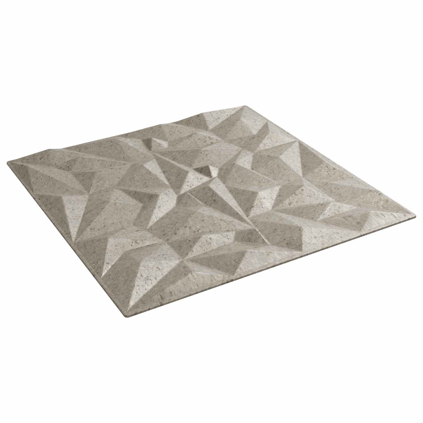 vidaXL Πάνελ τοίχου 12 pcs Αμέθυστος Μπετόν 50 x 50 cm Φελιζόλ XPS
