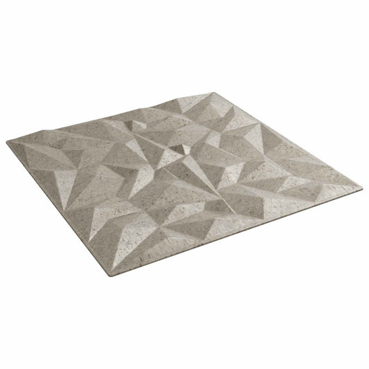 vidaXL Πάνελ τοίχου 24 pcs Αμέθυστος Μπετόν 50 x 50 cm Φελιζόλ XPS