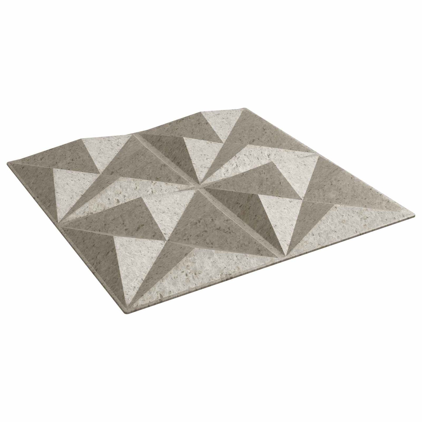 vidaXL Πάνελ τοίχου 24 pcs Οριγκάμι Μπετόν 50 x 50 cm Φελιζόλ XPS