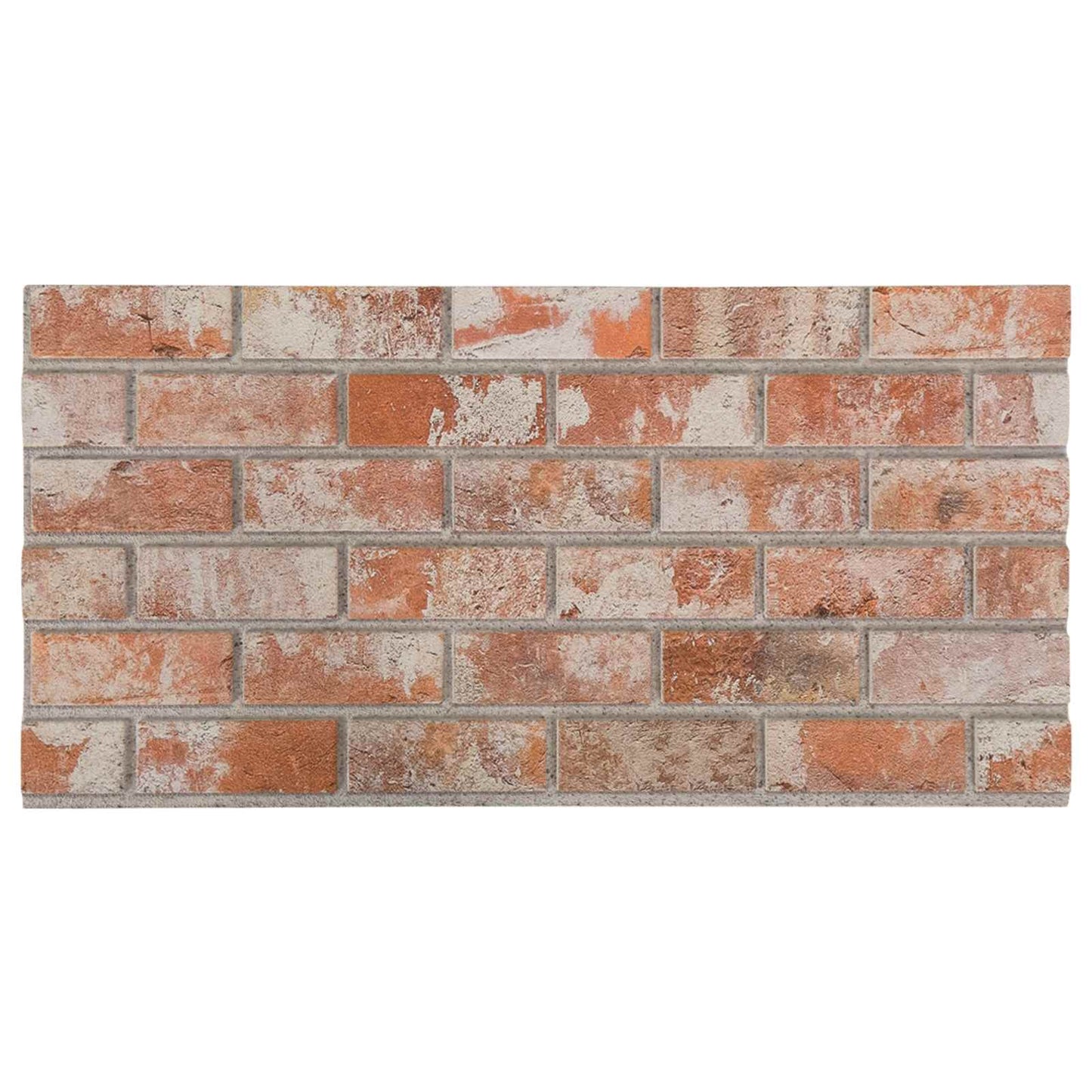 vidaXL Πάνελ τοίχου 10 τμχ. 100 x 50 cm Πορτοκαλί Αφρός EPS