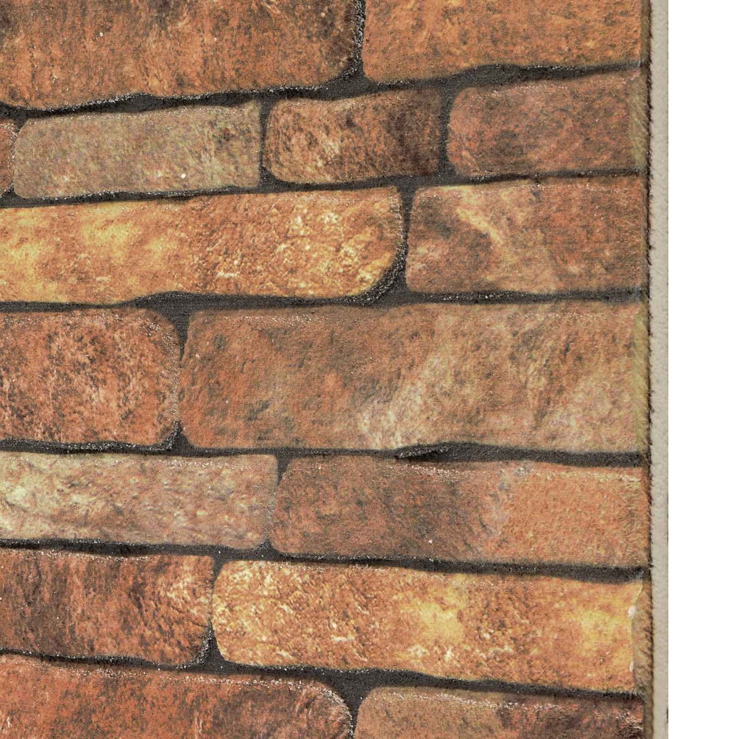 vidaXL Πάνελ τοίχου 10 pcs Καφέ και Λευκό 100 x 50 cm Αφρός EPS