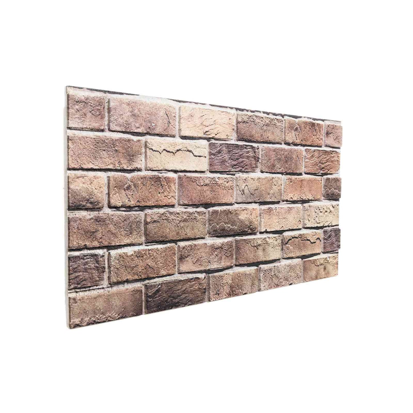 vidaXL Πάνελ τοίχου 10 pcs Καφέ και Γκρίζο 100 x 50 cm Αφρός EPS