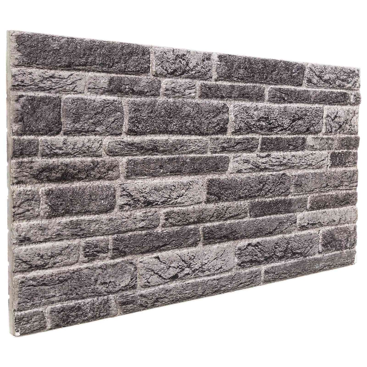 vidaXL Πάνελ τοίχου 10 pcs Ανθρακί 100 x 50 cm Αφρός EPS