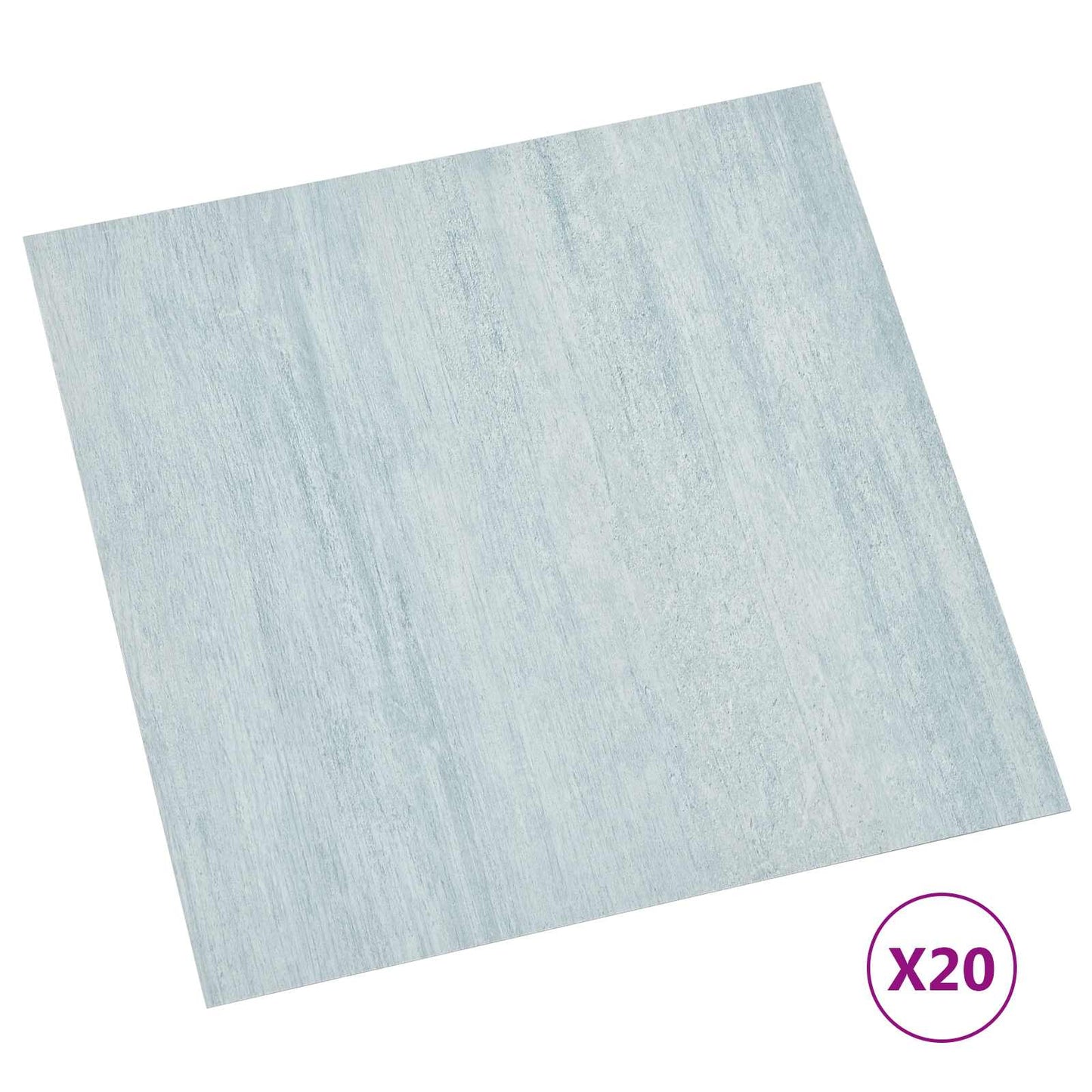 vidaXL Αυτοκόλλητα Πλάκες Δαπέδου Πράσινο 30,5 x 30,5 εκ 20 τεμ. PVC