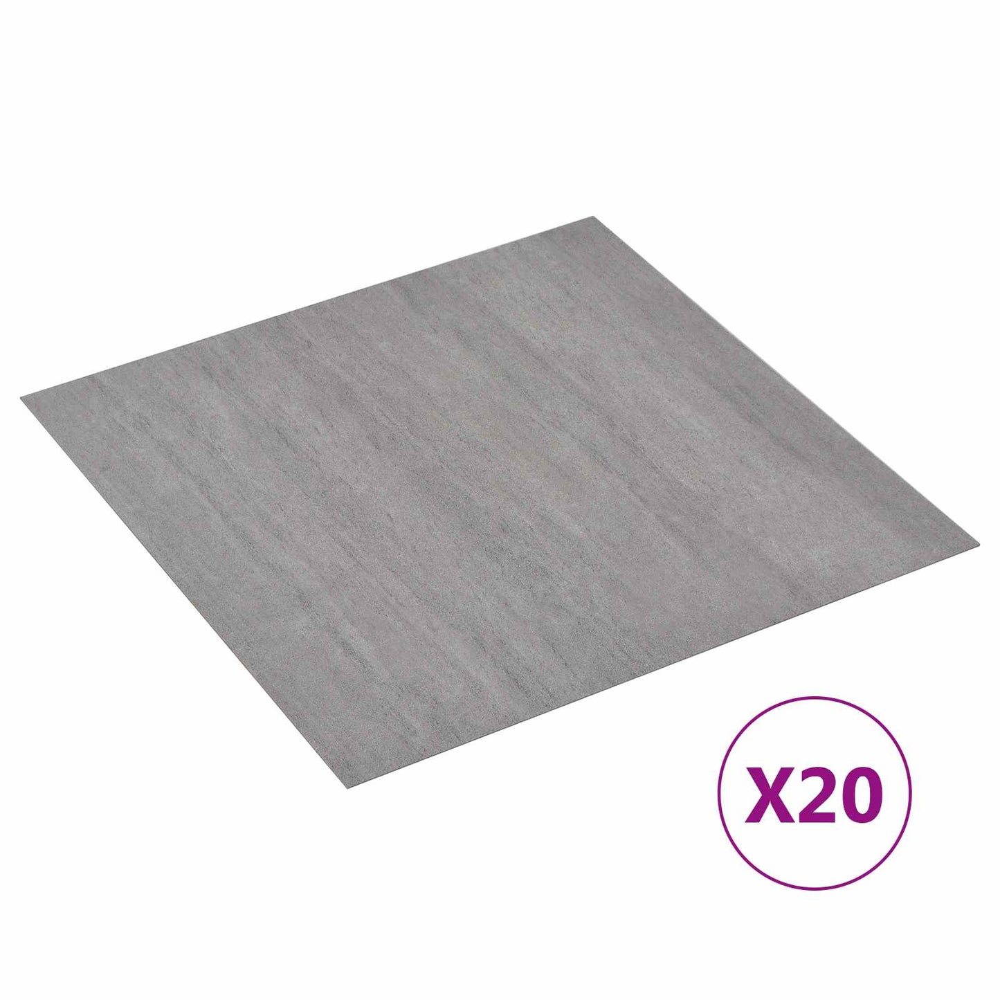 vidaXL Αυτοκόλλητα Πλάκες Δαπέδου 30,5 x 30,5 εκ 20 pcs PVC
