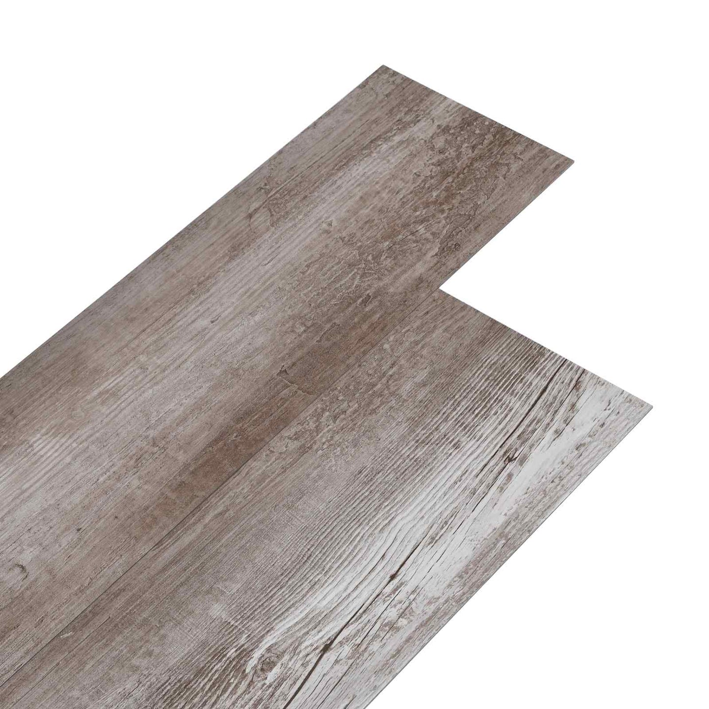 vidaXL Αυτοκόλλητες Πλάκες Δαπέδου PVC Καφέ Ματ Ξύλου 30,5 x 61 εκ.