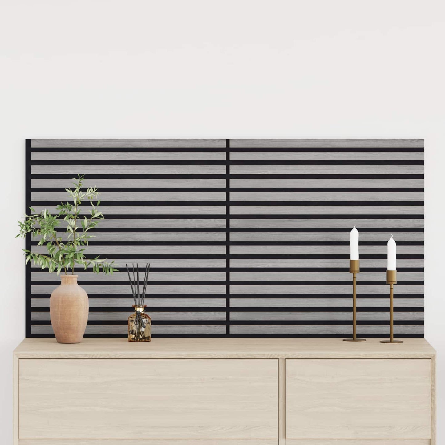 vidaXL Πάνελ τοίχου 2 pcs Γκρι 60,5 x 60 εκ.