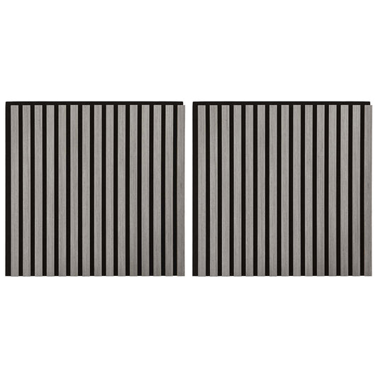 vidaXL Πάνελ τοίχου 2 pcs Γκρι 60,5 x 60 εκ.