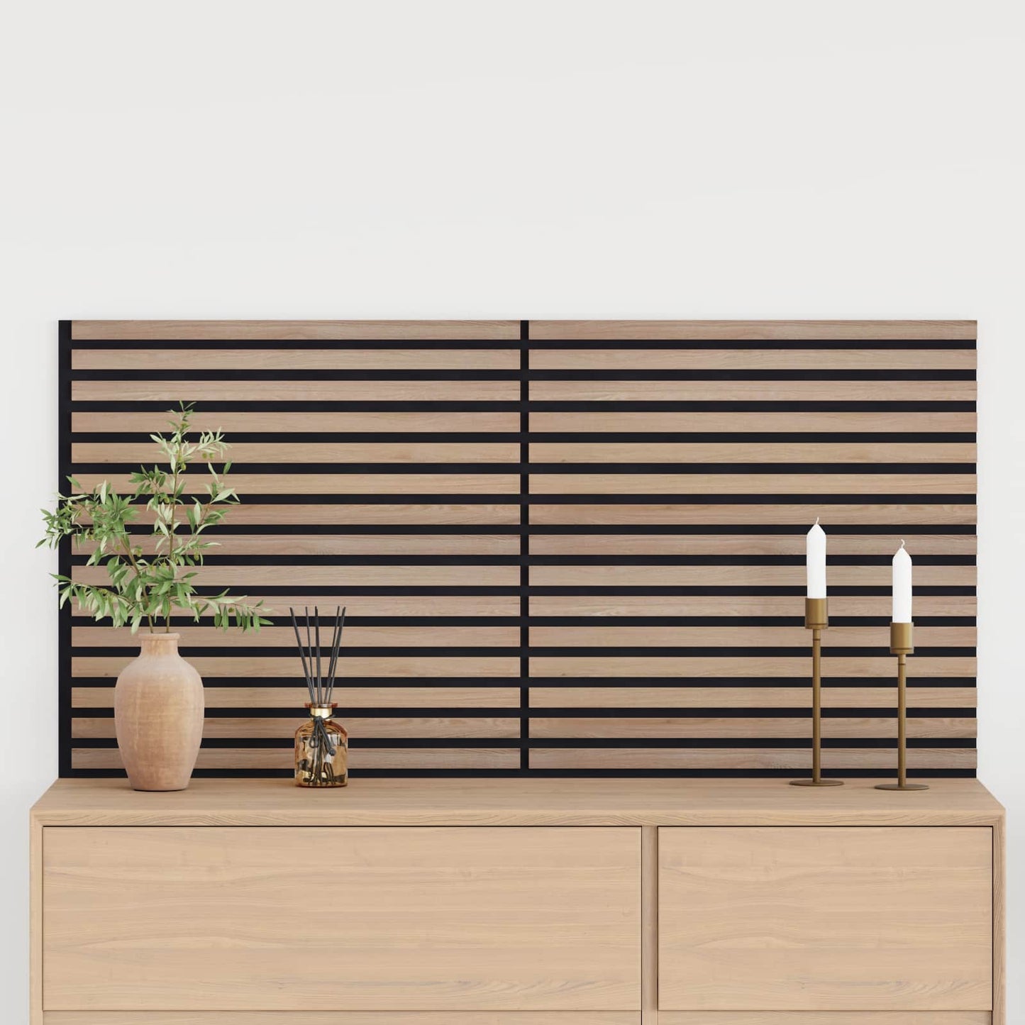 vidaXL Πάνελ τοίχου 2 pcs Καφέ 60,5 x 60 εκ.