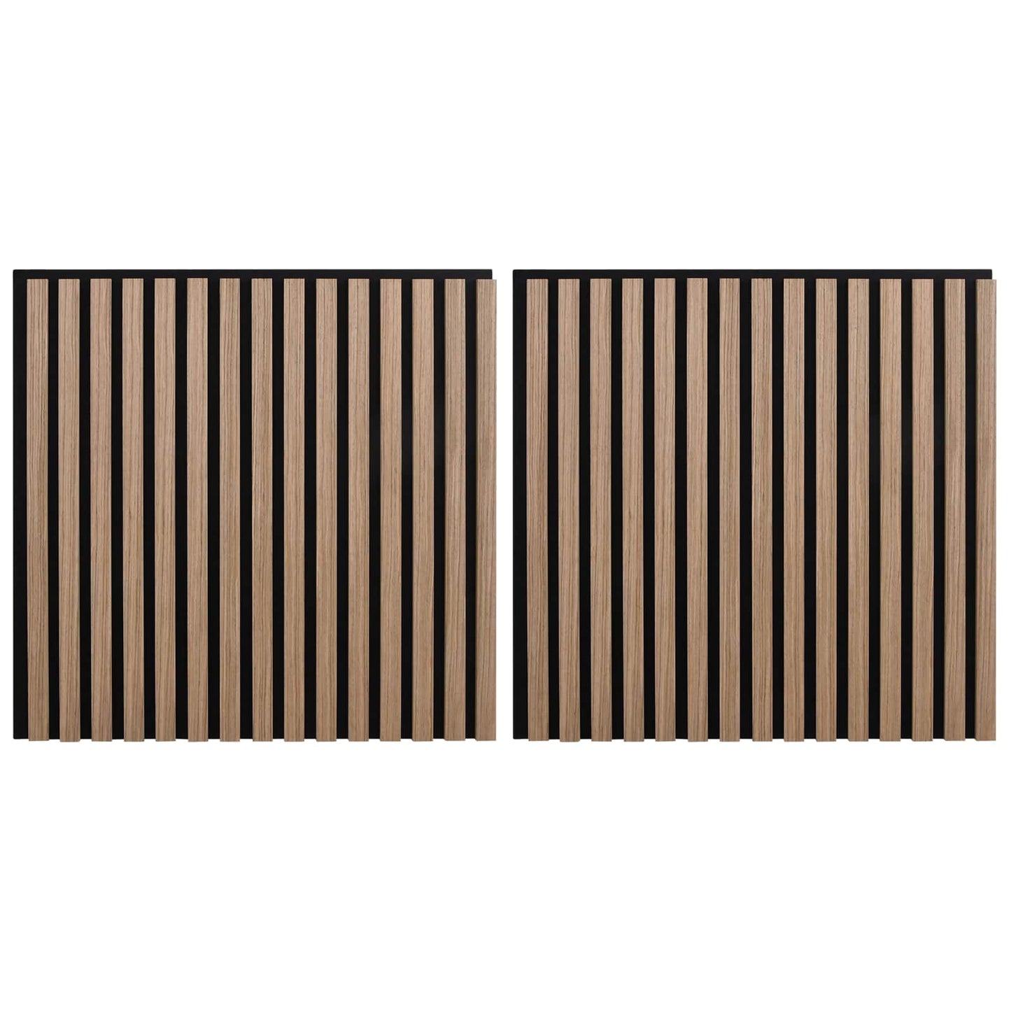 vidaXL Πάνελ τοίχου 2 pcs Καφέ 60,5 x 60 εκ.
