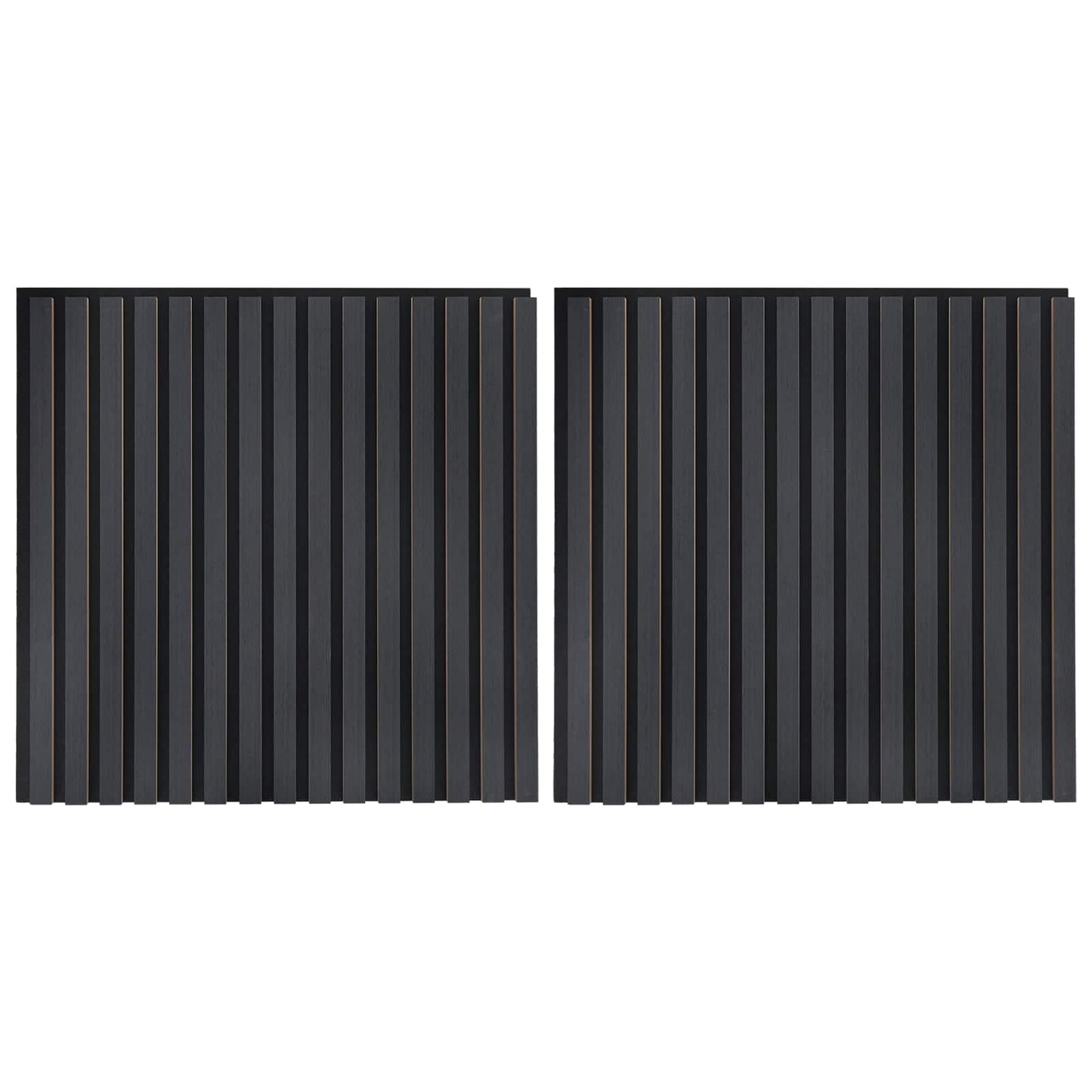 vidaXL Πάνελ τοίχου 2 pcs Ανθρακί 60,5 x 60 εκ.