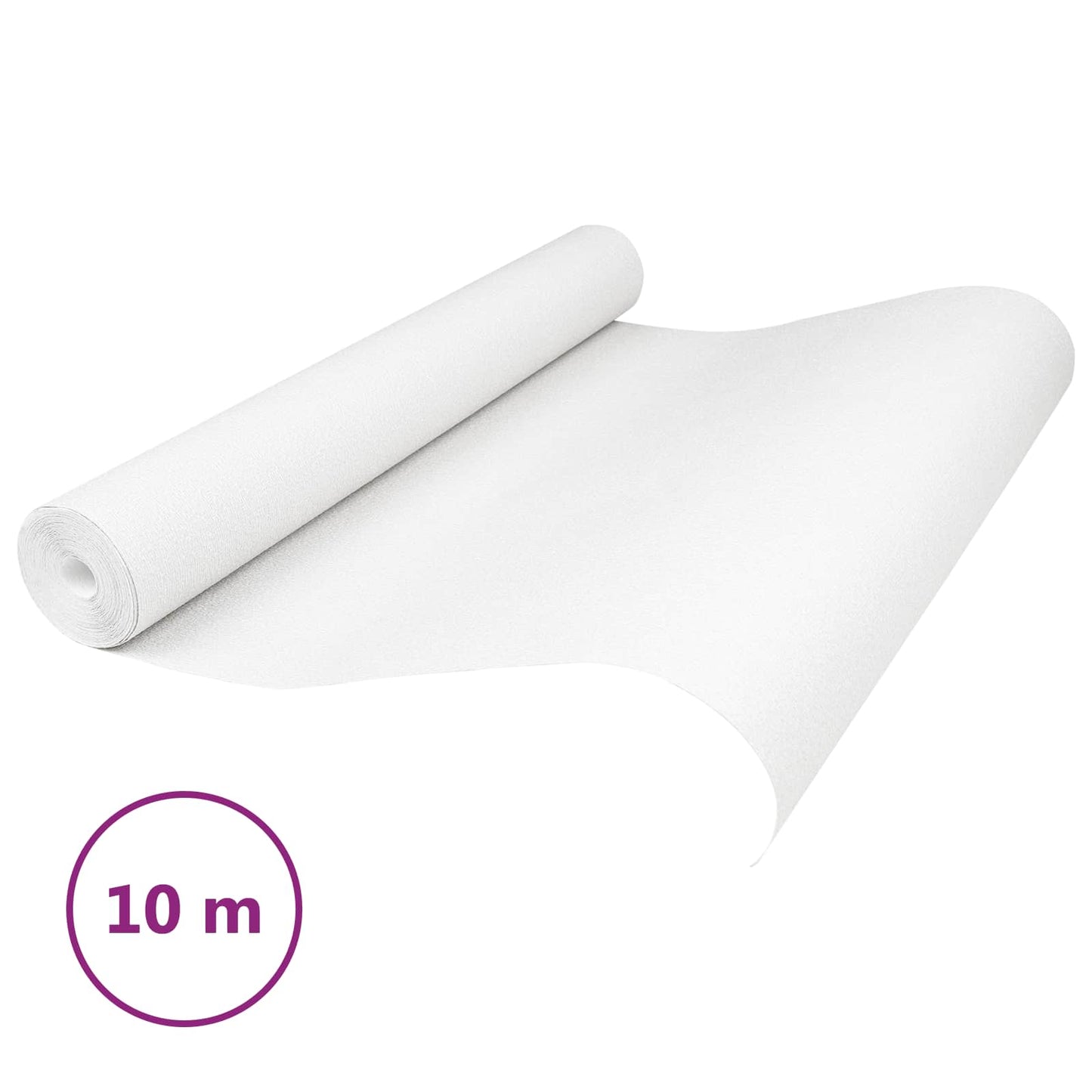 vidaXL 3D Στερεή Ταπετσαρία Ριγέ Ανοιχτό μπεζ. 10 x 0,53 μ