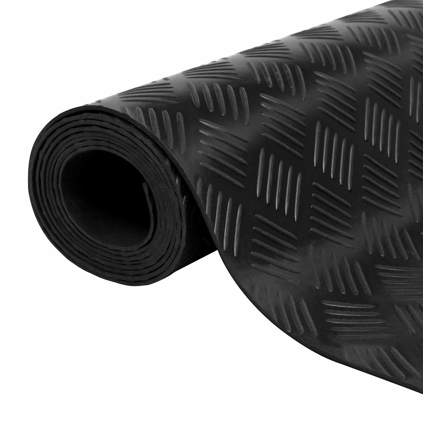 vidaXL Μάτ δαπέδου Μαύρο 1,5 x 2 m Λάστιχο
