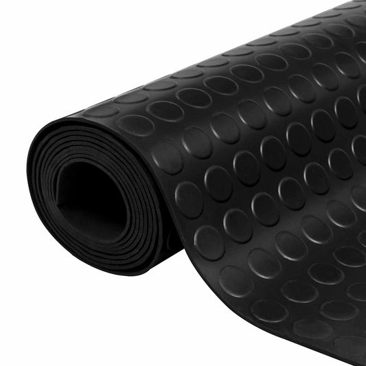 vidaXL Μάτ δαπέδου Μαύρο 1,5 x 2 m Λάστιχο