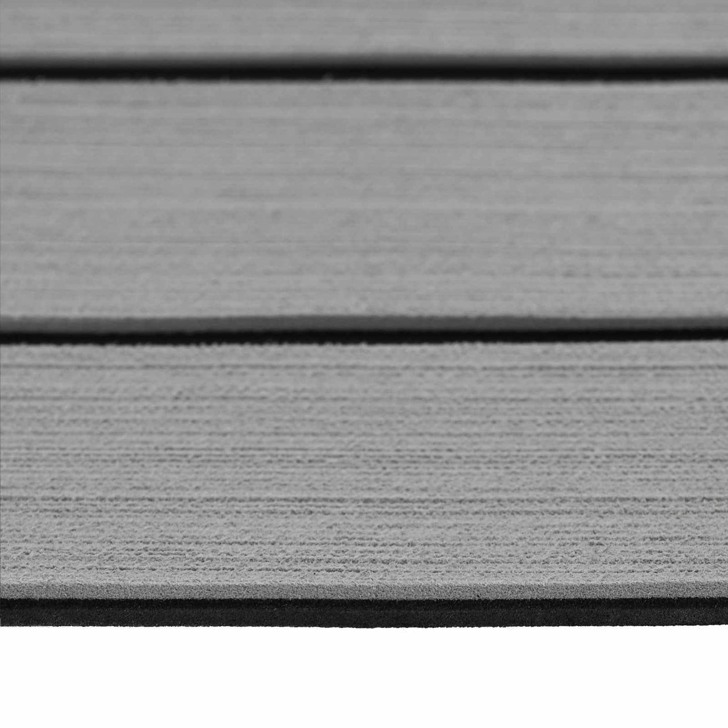 vidaXL Ματ Σκάφους Ριγέ Απαλός Γκρι και Μαύρος 240 x 90 εκ EVA