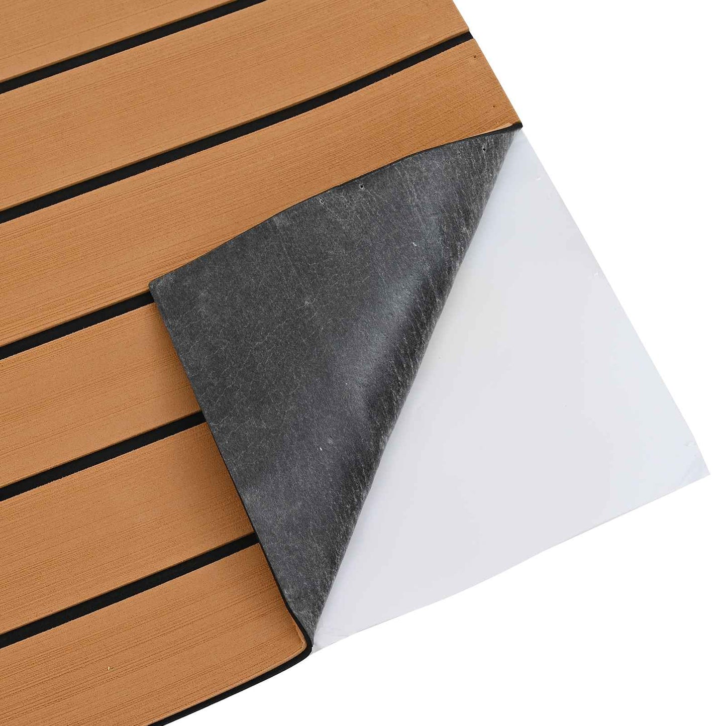 vidaXL Ματ Σκάφους Ριγέ Καφέ και Μαύρο 240 x 60 cm EVA
