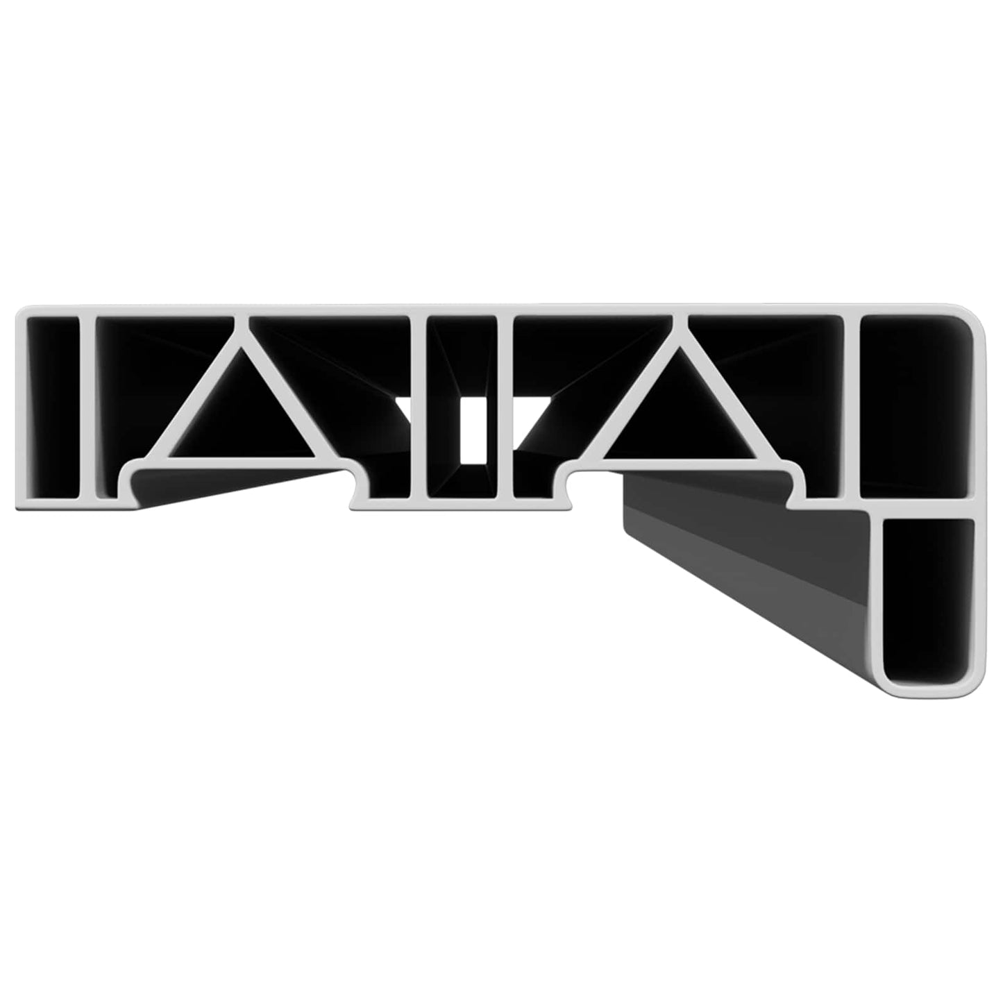 vidaXL Σαβανωτό Παραθύρου Λευκό 140 x 15 x 4,5 εκ PVC