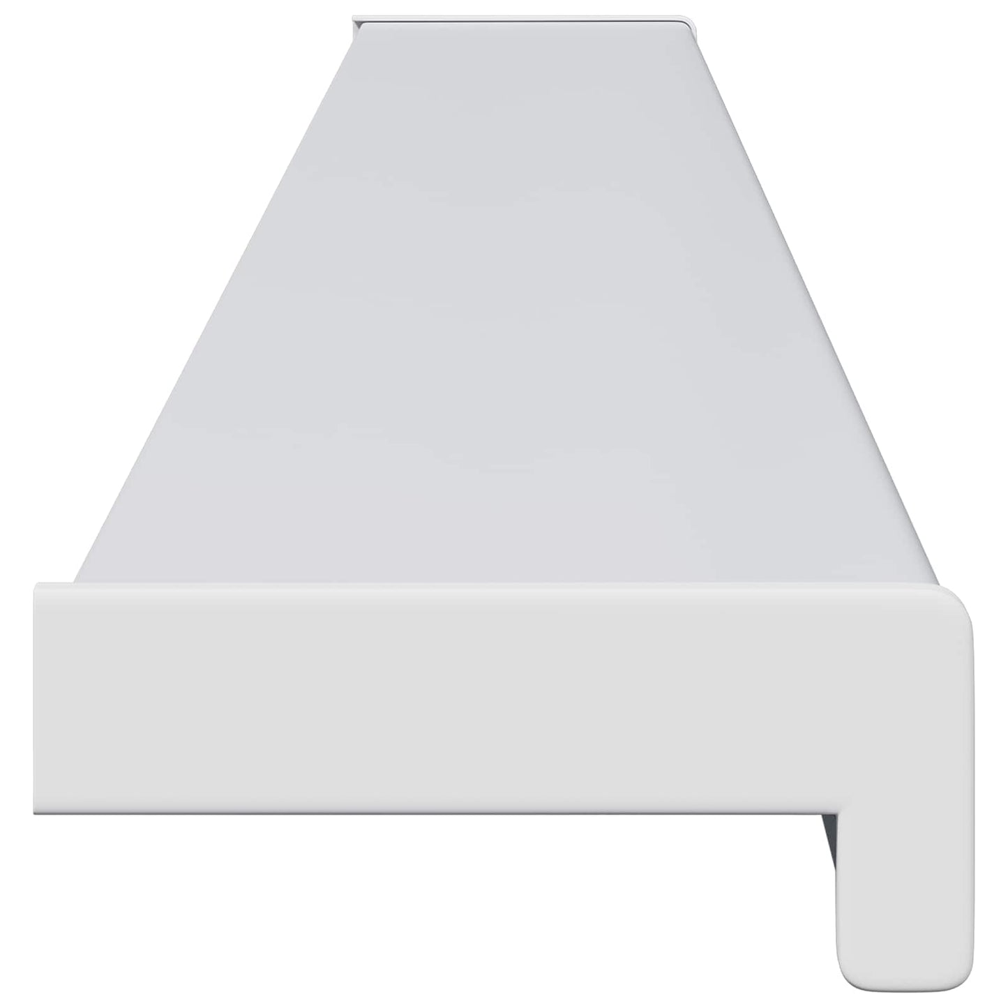 vidaXL Σαβανωτό Παραθύρου Λευκό 140 x 15 x 4,5 εκ PVC