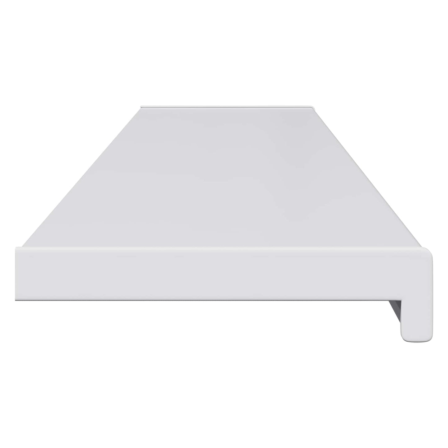 vidaXL Σαβανωτό Παραθύρου Λευκό 160 x 20 x 4,5 εκ PVC