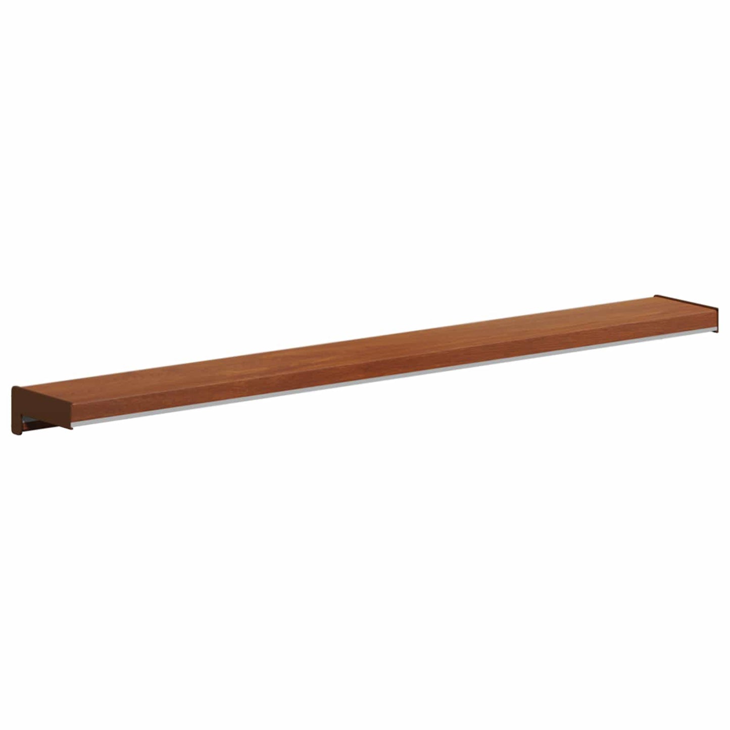 vidaXL Σαβανωτό Παραθύρου Καφέ ξύλο 100 x 10 x 4,5 εκ PVC