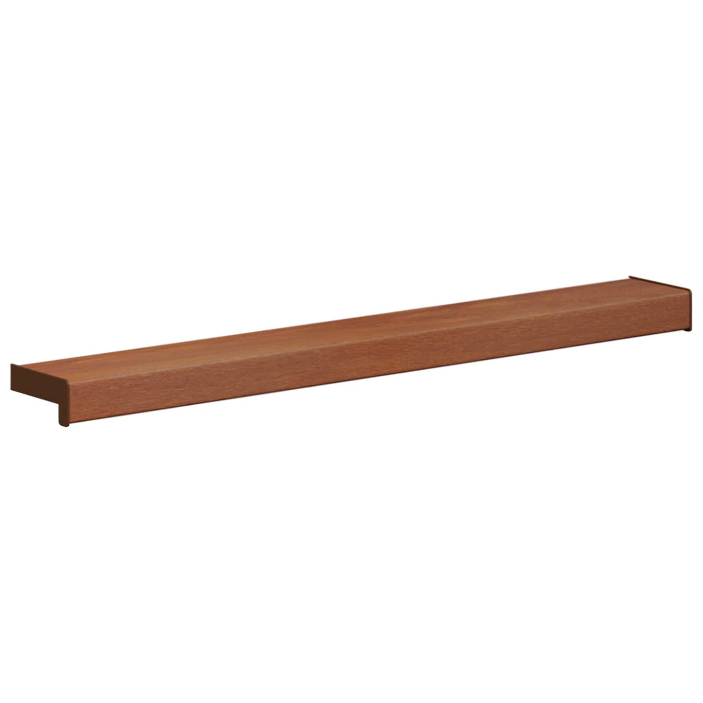 vidaXL Σαβανωτό Παραθύρου Καφέ ξύλο 100 x 15 x 4,5 εκ PVC