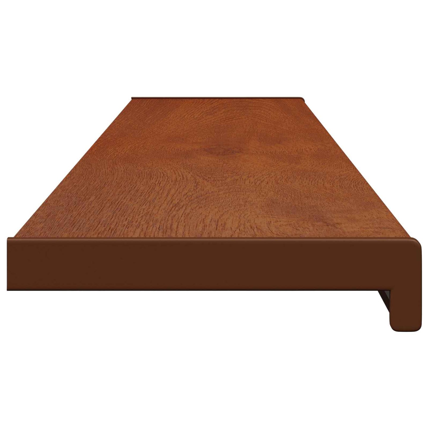 vidaXL Σαβανωτό Παραθύρου Καφέ ξύλο 160 x 20 x 4,5 εκ PVC