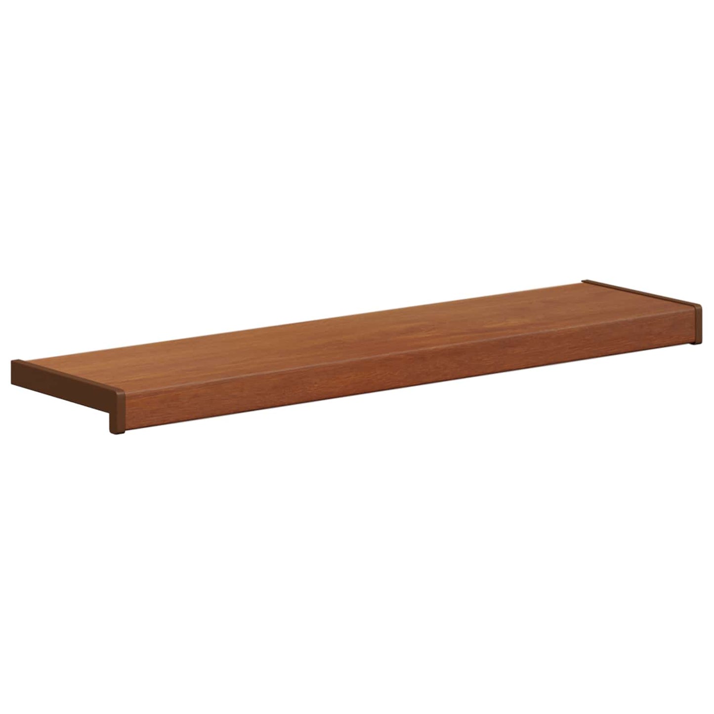 vidaXL Σαβανωτό Παραθύρου Καφέ ξύλο 100 x 25 x 4,5 εκ. PVC
