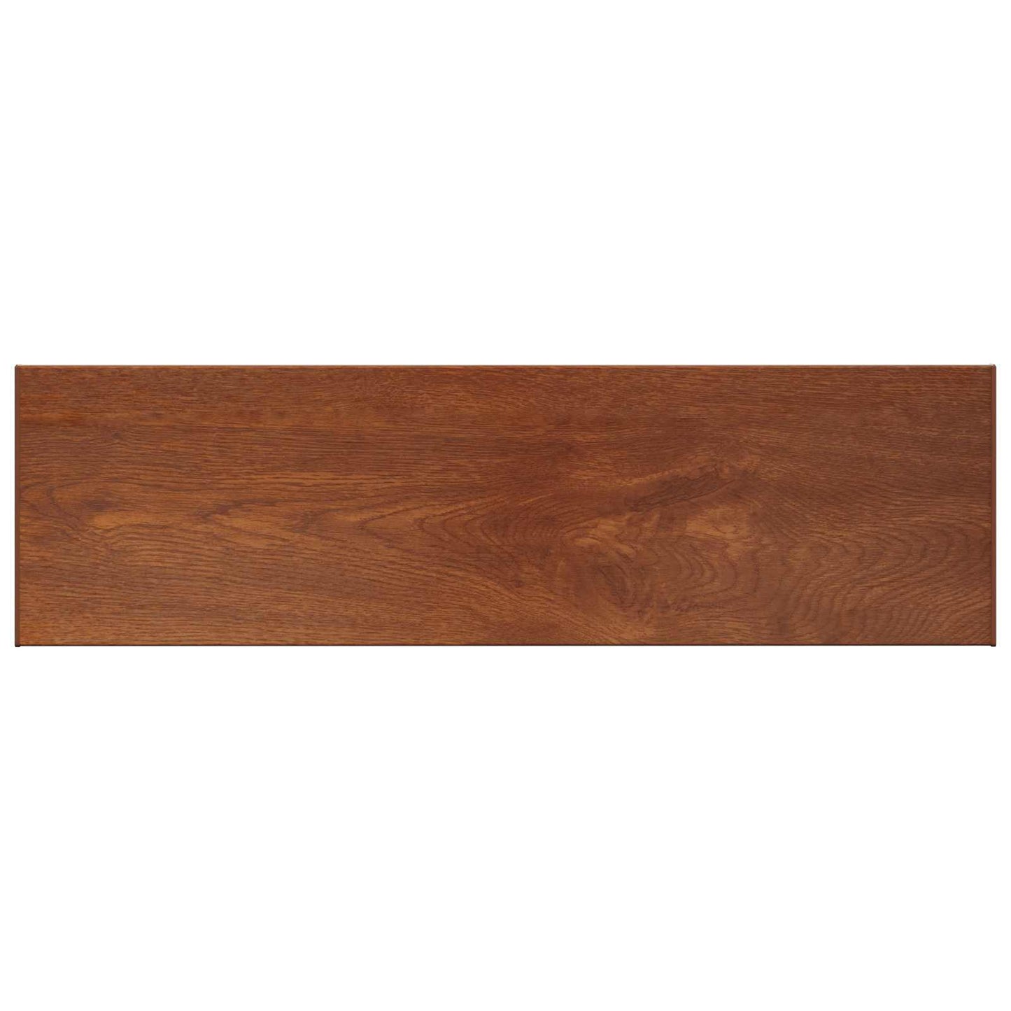 vidaXL Σαβανωτό Παραθύρου Καφέ ξύλο 120 x 40 x 4,5 εκ PVC