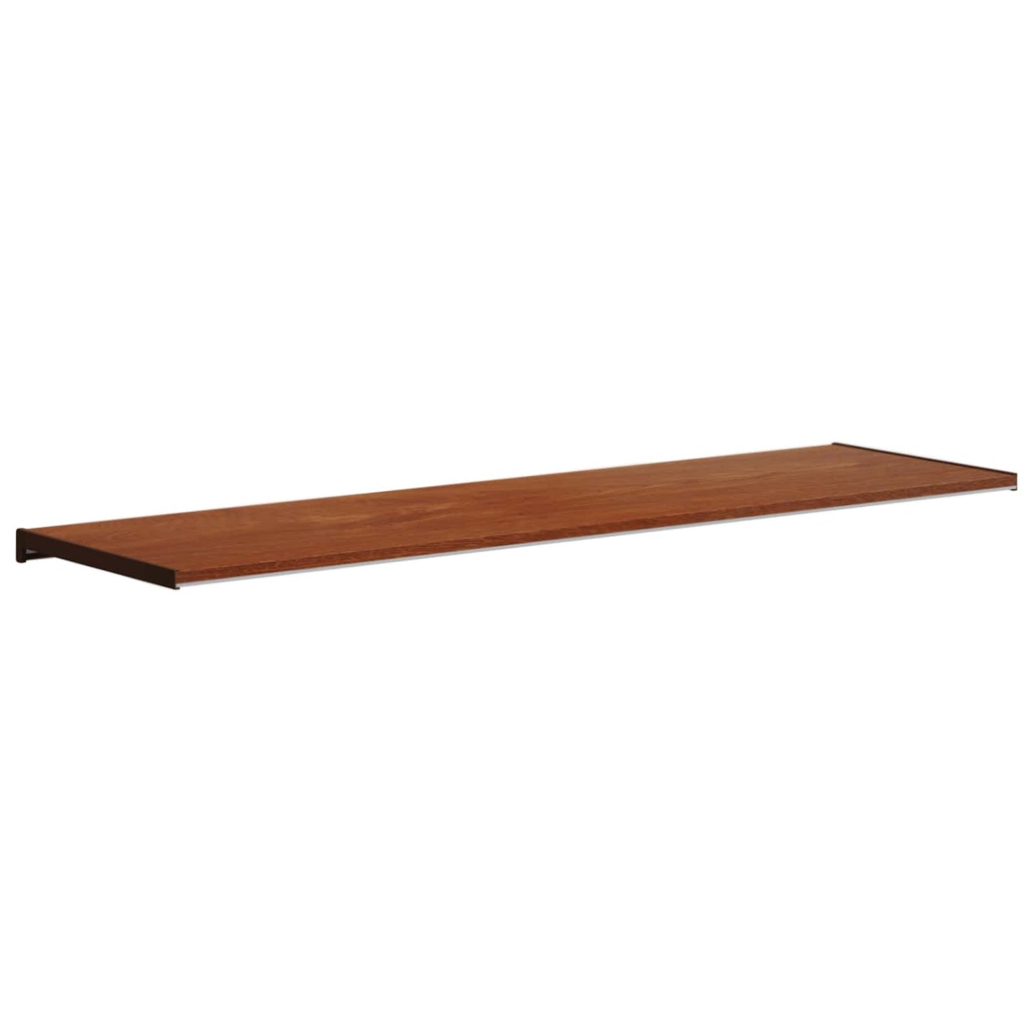vidaXL Σαβανωτό Παραθύρου Καφέ ξύλο 120 x 45 x 4,5 εκ PVC