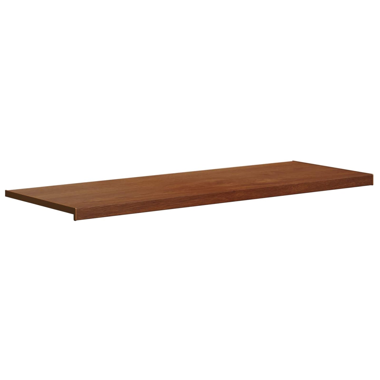 vidaXL Σαβανωτό Παραθύρου Καφέ ξύλο 140 x 50 x 4,5 εκ PVC