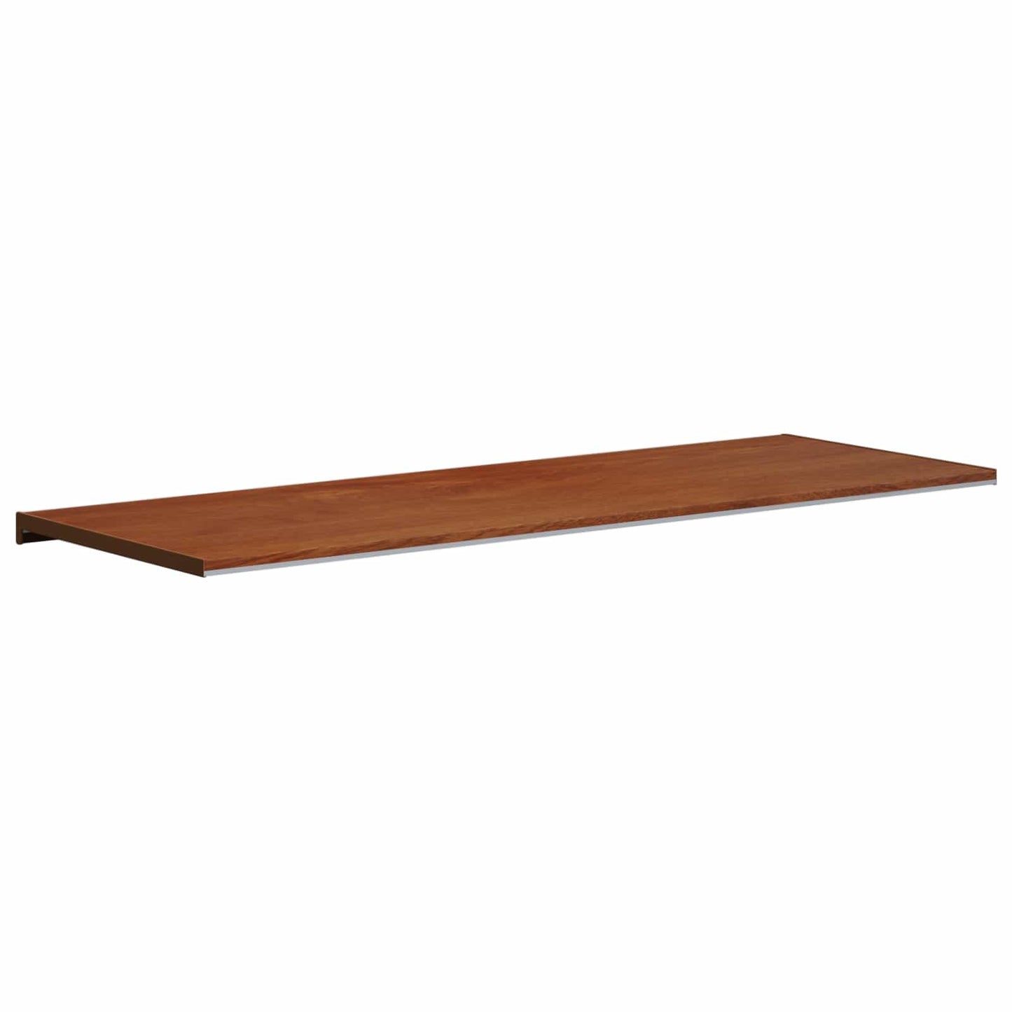 vidaXL Σαβανωτό Παραθύρου Καφέ ξύλο 140 x 50 x 4,5 εκ PVC