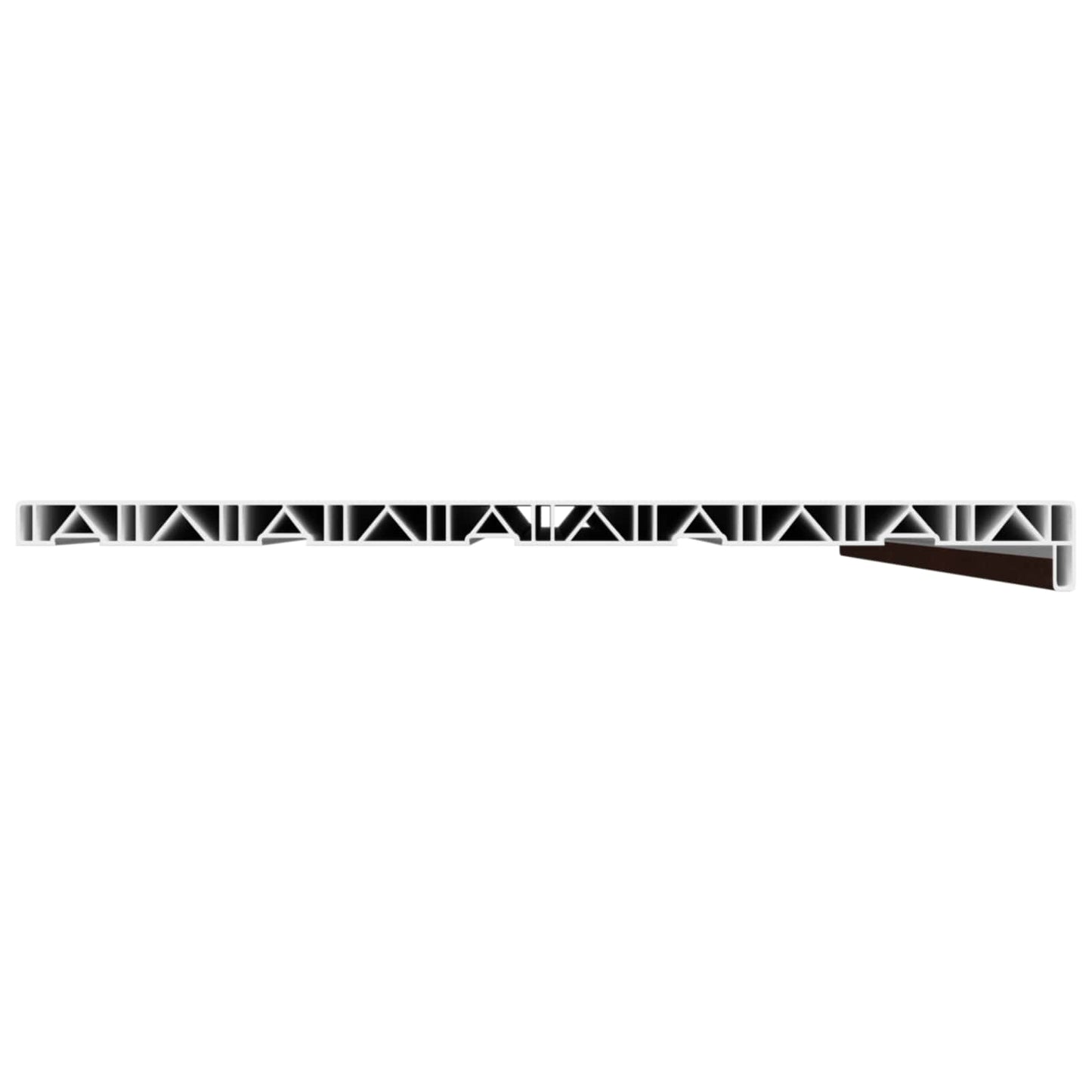 vidaXL Σαβανωτό Παραθύρου Καφέ ξύλο 160 x 50 x 4,5 εκ PVC