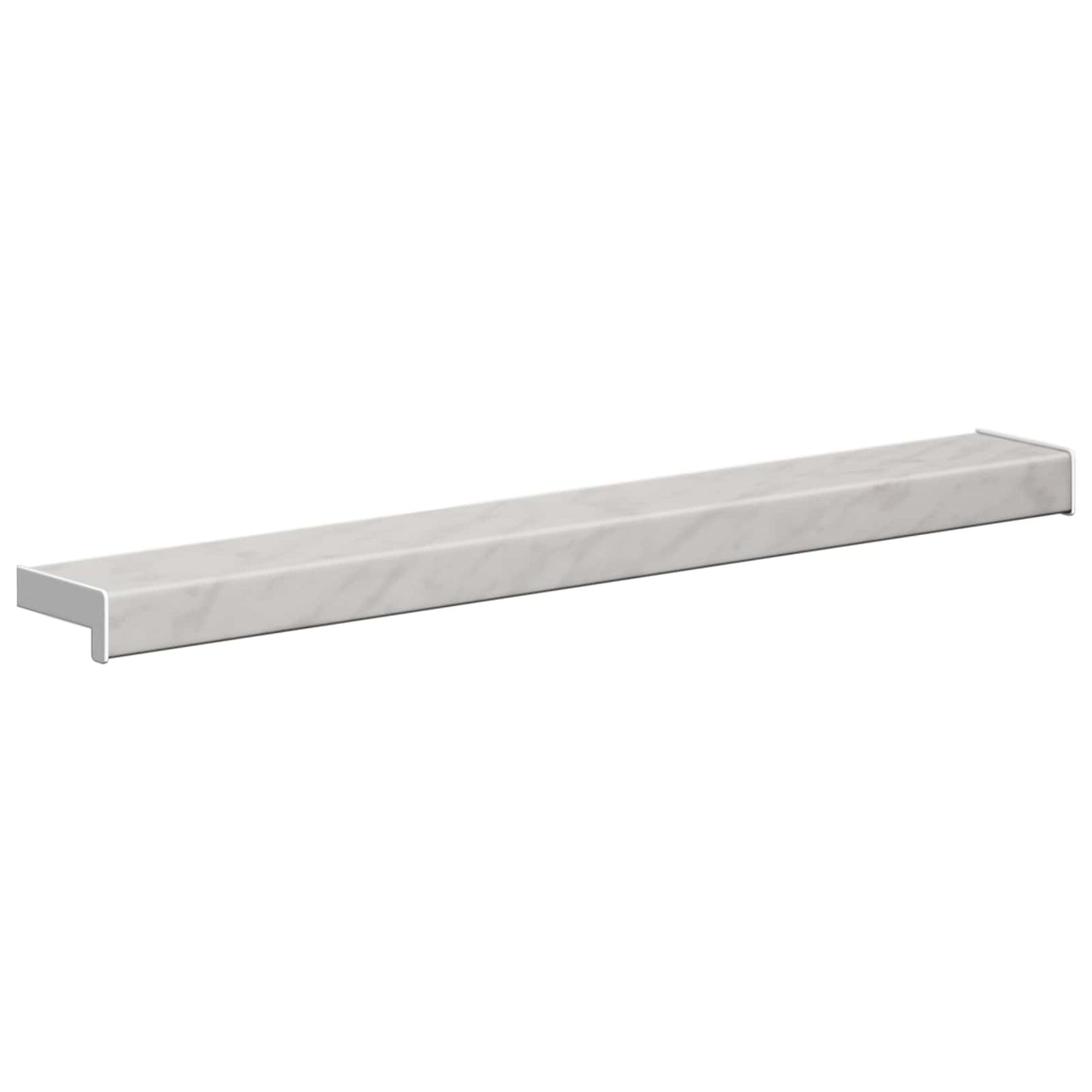 vidaXL Σαβανωτό Παραθύρου Υφή Μάρμαρου 80 x 10 x 4,5 εκ PVC