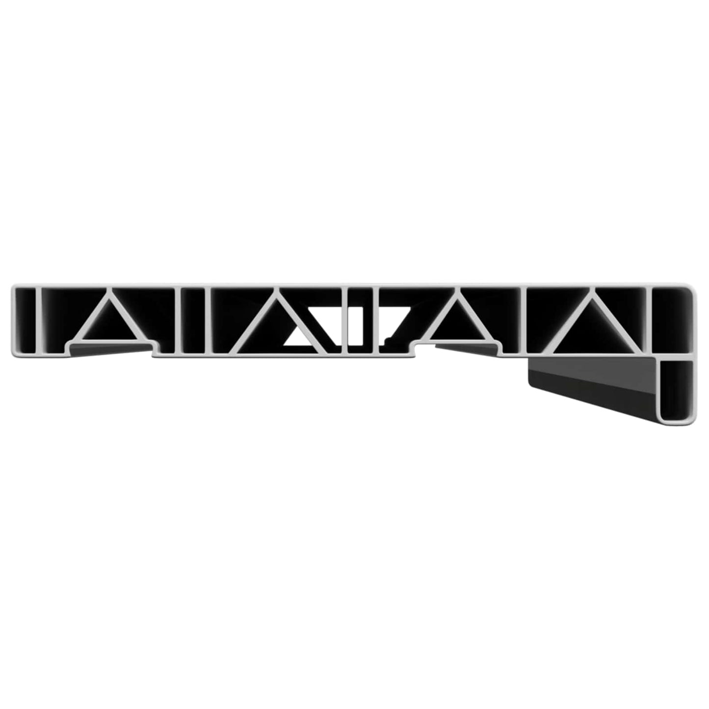 vidaXL Σαβανωτό Παραθύρου Υφή Μάρμαρου 100 x 25 x 4,5 εκ. PVC