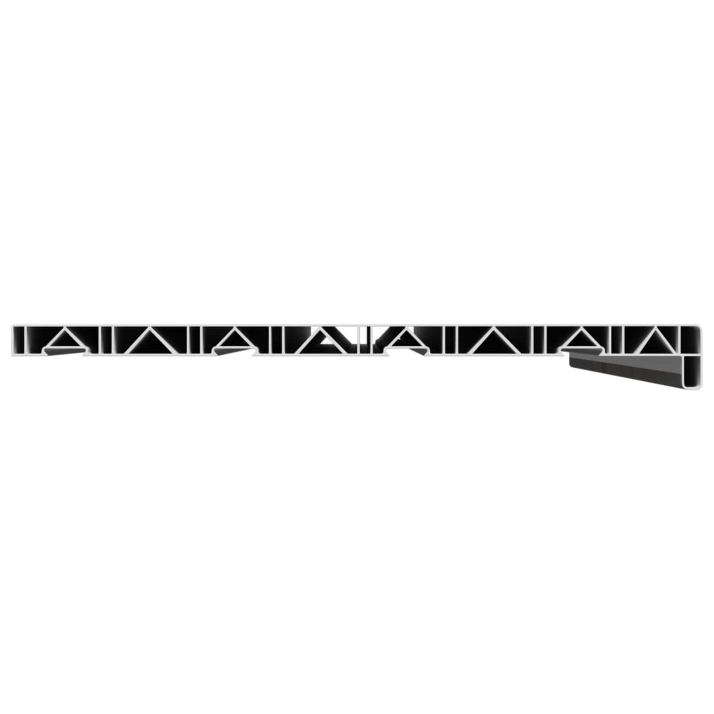 vidaXL Σαβανωτό Παραθύρου Υφή Μάρμαρου 100 x 40 x 4,5 εκ PVC