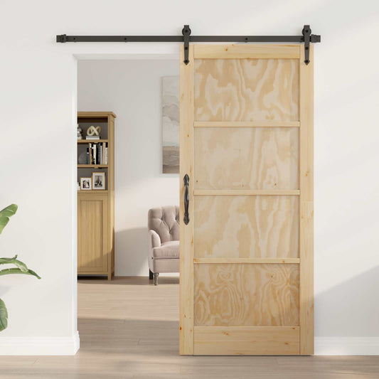 vidaXL Εσωτερική Πόρτα 86 x 198,5 cm Κόντρα πλακέ Φυσικό