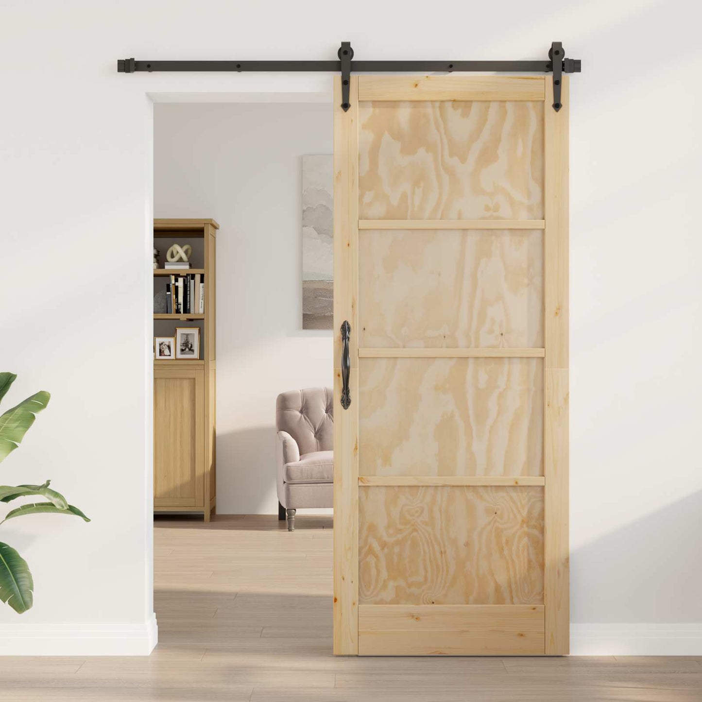 vidaXL Εσωτερική Πόρτα 86 x 211 cm Κόντρα πλακέ Φυσικό