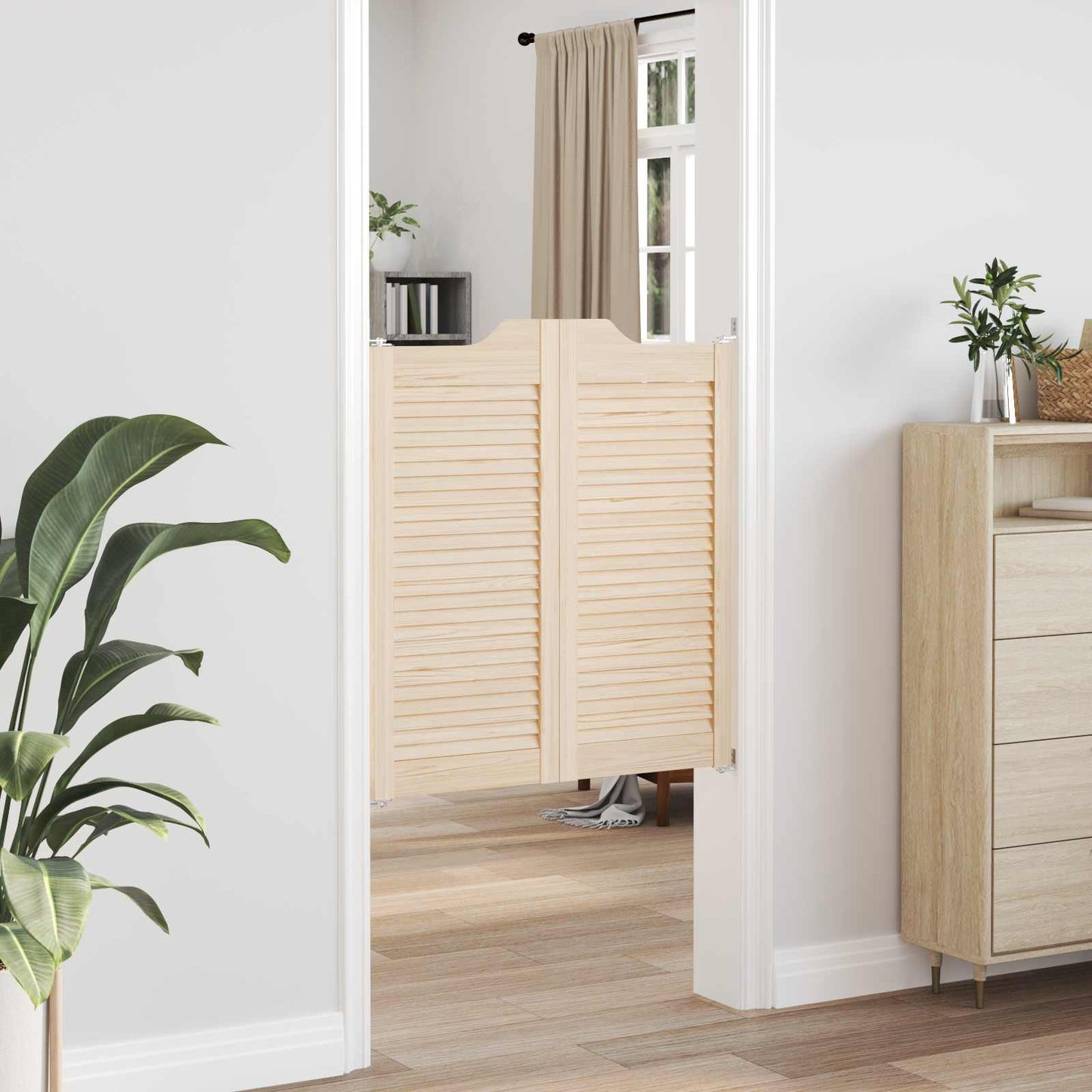 vidaXL Πόρτες Swing 90 x 40 cm Μασίφ Ξύλο Πεύκου Φυσικό