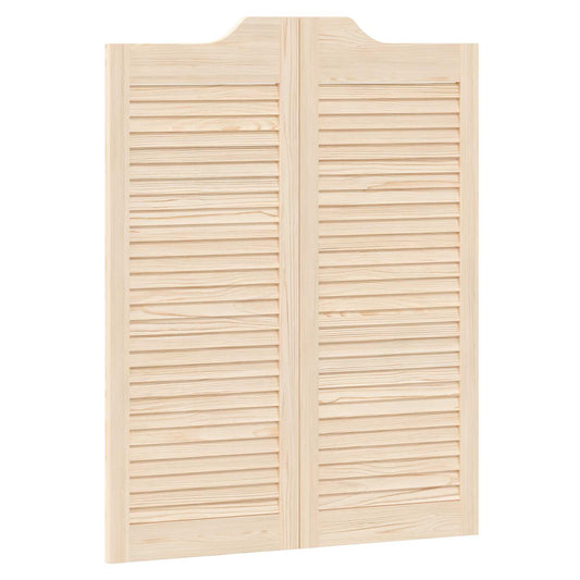 vidaXL Πόρτες Swing 100 x 40 cm Μασίφ Ξύλο Πεύκου Φυσικό