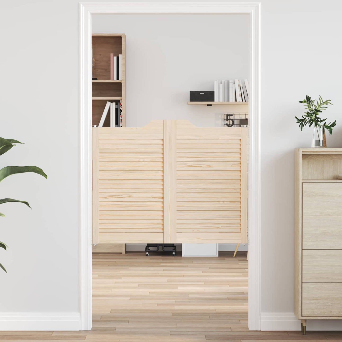 vidaXL Πόρτες Swing 80 x 50 cm Μασίφ Ξύλο Πεύκου Φυσικό