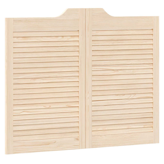 vidaXL Πόρτες Swing 80 x 50 cm Μασίφ Ξύλο Πεύκου Φυσικό