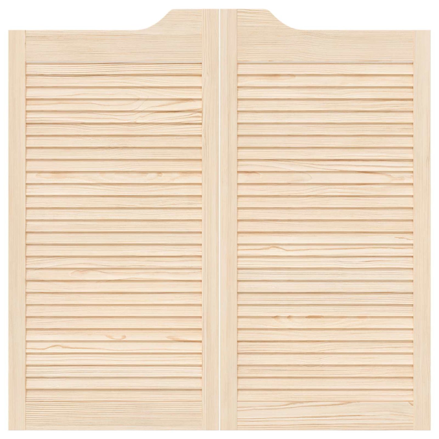 vidaXL Πόρτες Swing 2 τμχ. 100 x 50 cm Μασίφ Ξύλο Πεύκου Φυσικό