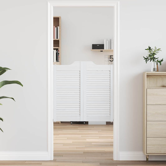 vidaXL Πόρτες Swing 80 x 40 cm Μασίφ Ξύλο Πεύκου Λευκό