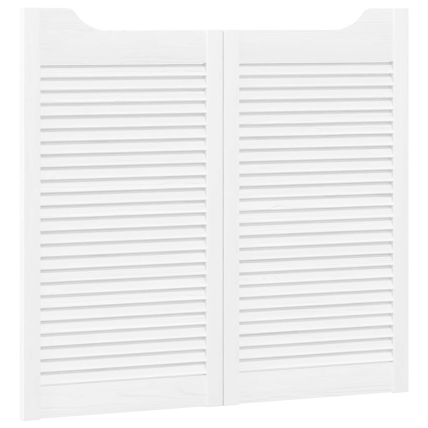vidaXL Πόρτες Swing 90 x 40 cm Μασίφ Ξύλο Πεύκου Λευκό