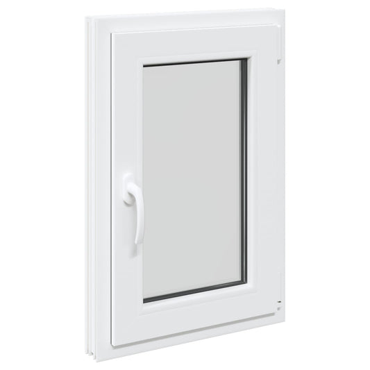 Παράθυρο Κάτω Στρώματος RISOR Λευκός 50 x 75 cm PVC και Γυαλί