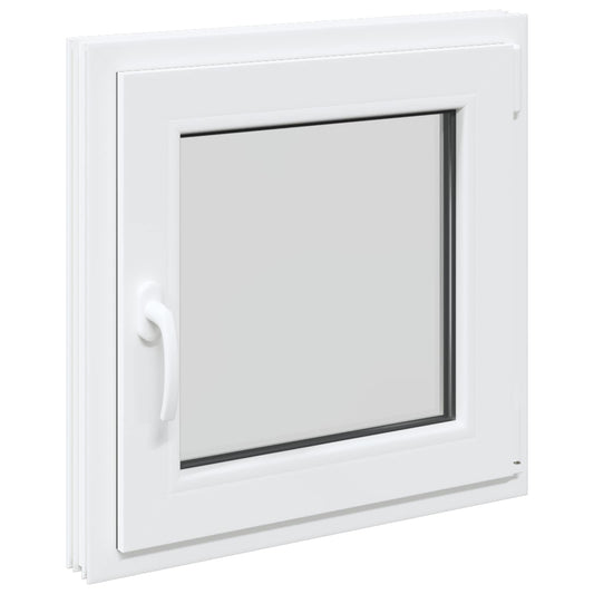 Παράθυρο Κάτω Στρώματος RISOR Λευκός 60 x 60 cm PVC και Γυαλί