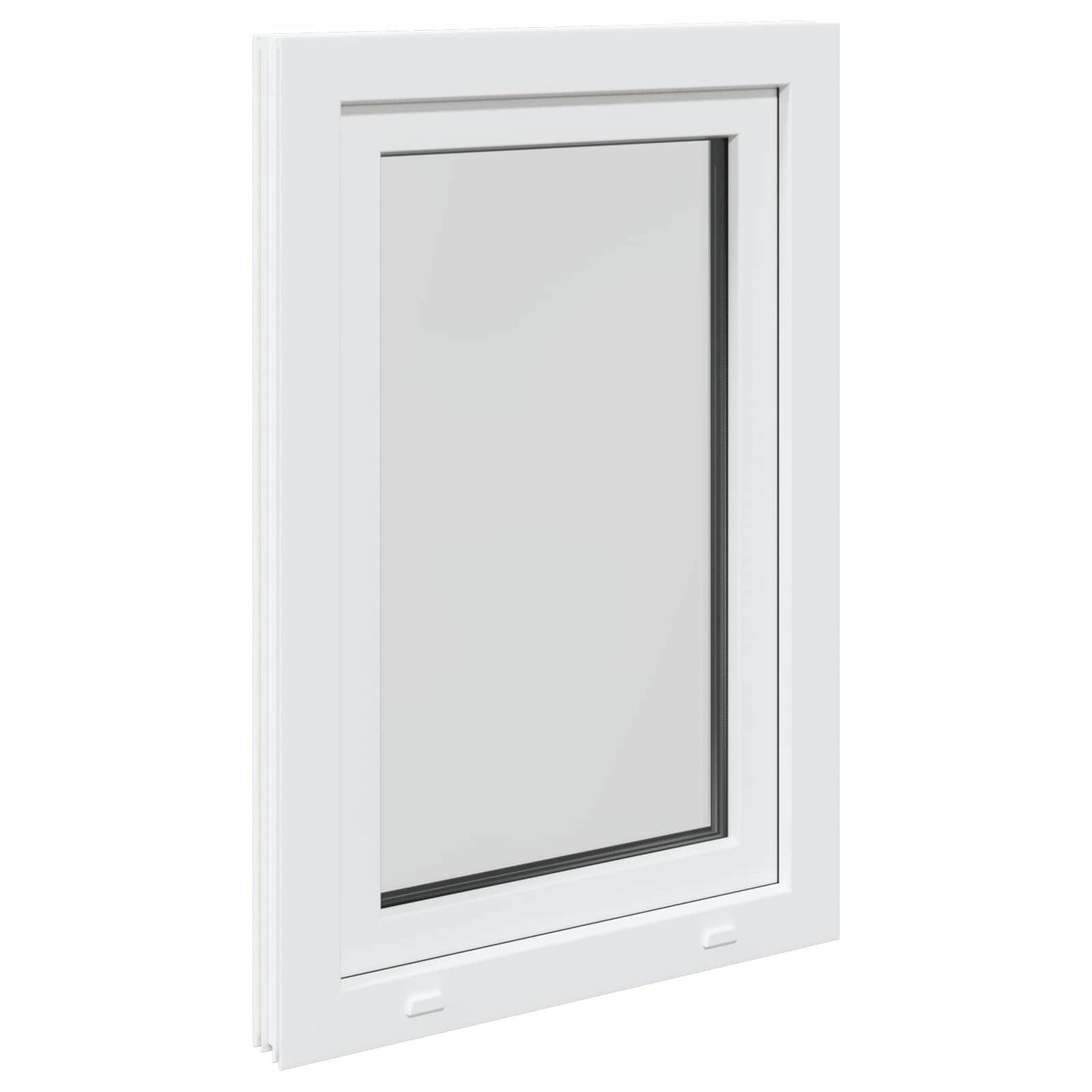 Παράθυρο Κάτω Στρώματος RISOR Λευκός 60 x 100 cm PVC και Γυαλί